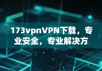 173vpnVPN下载，专业安全，专业解决方案，专业建议