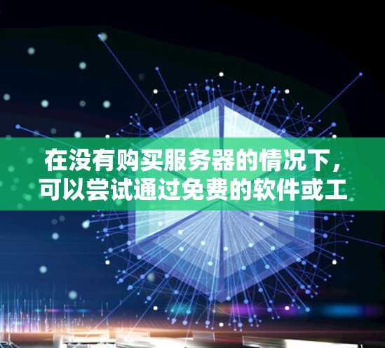 在没有购买服务器的情况下，可以尝试通过免费的软件或工具搭建一个简单的VPN，这样可以在网络上访问服务器或进行某些操作。以下是几种可以尝试的免费方法
