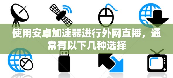 使用安卓加速器进行外网直播，通常有以下几种选择