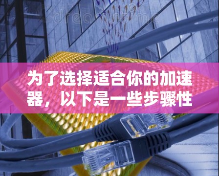 为了选择适合你的加速器，以下是一些步骤性的建议