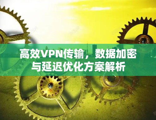 高效VPN传输，数据加密与延迟优化方案解析