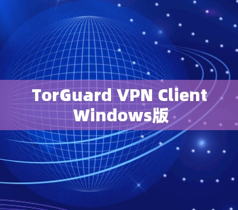 TorGuard VPN Client Windows版 TorGuard VPN Client Windows版