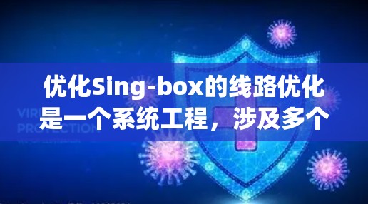 优化Sing-box的线路优化是一个系统工程，涉及多个环节的排查、调整和维护。以下是一步步的优化方法