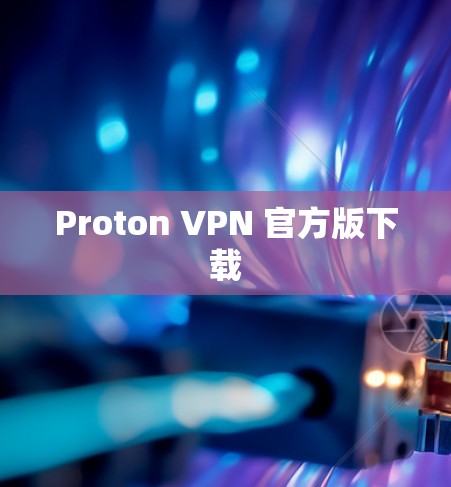 Proton VPN 官方版下载