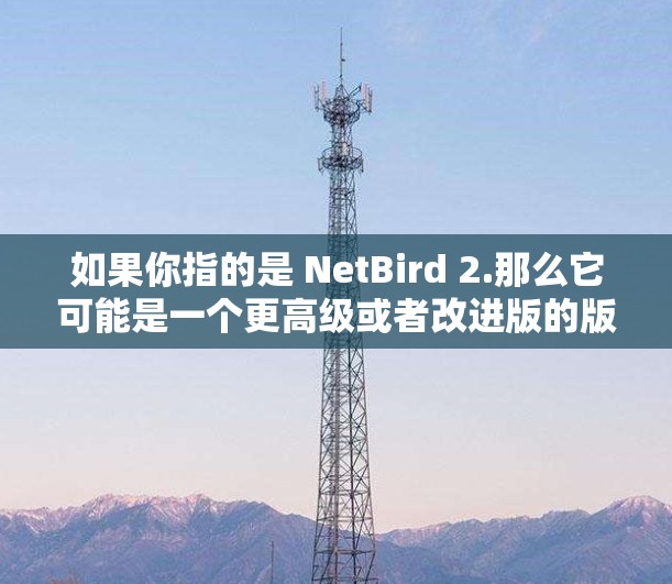 如果你指的是 NetBird 2.那么它可能是一个更高级或者改进版的版本,可能在以下方面进行了修改 如果你指的是 NetBird 2.那么它可能是一个更高级或者改进版的版本,可能在以下方面进行了修改