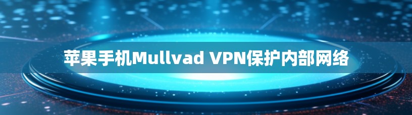 苹果手机Mullvad VPN保护内部网络